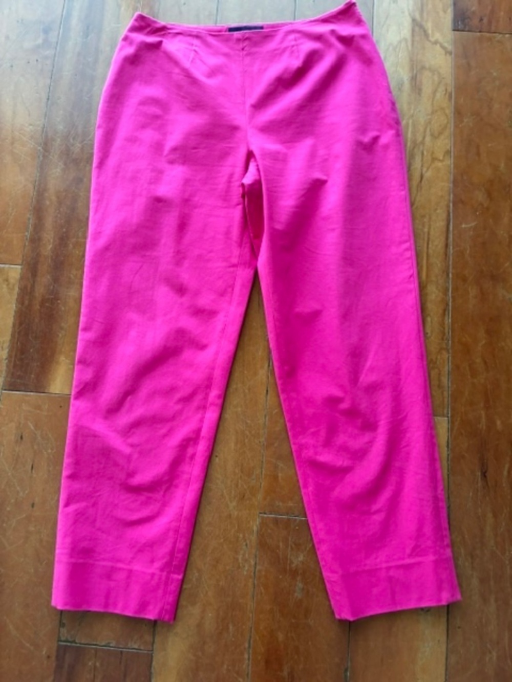 PIAZZA SEMIONE "AUDREY" PANTS.  HOT PINK.  SIZE 8/44.